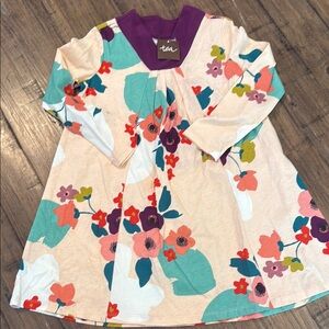 Tea Collection Floral Kids Dress - Multicolor